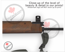 CUSTOM Army Side Profile Art Print / Lithograph