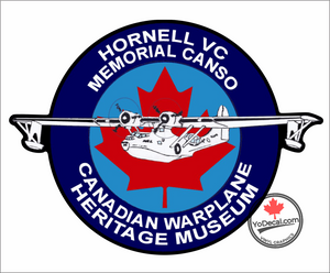 'Canadian Warplane Heritage Museum Canso FRONT & BACK' Premium Vinyl Decal / Sticker