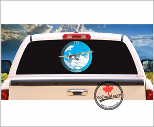 'Cessna 172 Skyhawk Full Colour' Premium Vinyl Decal