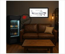 Cessna 172 Skyhawk PERSONALIZED Aircraft Side Profile Art Print / Lithograph