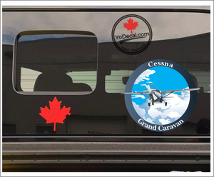 'Cessna Grand Caravan Full Colour' Premium Vinyl Decal