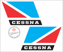 'Cessna Logo Retro 1 - 1960s' Premium Vinyl Decal / Paint Mask