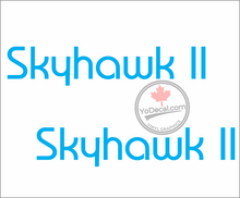 Cessna 'Skyhawk II' Neo Logo Premium Vinyl Decal