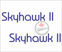 Cessna 'Skyhawk II' Neo Logo Premium Vinyl Decal
