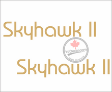 Cessna 'Skyhawk II' Neo Logo Premium Vinyl Decal