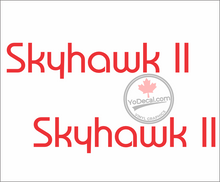Cessna 'Skyhawk II' Neo Logo Premium Vinyl Decal