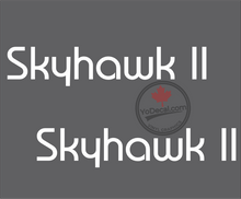 Cessna 'Skyhawk II' Neo Logo Premium Vinyl Decal