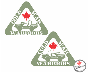 'Cold War Warriors - Iltis (PAIR)' Premium Vinyl Decal