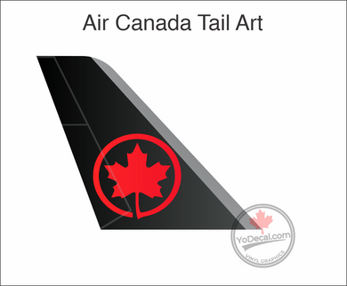 'Air Canada Tail Art' Premium Vinyl Decal / Sticker