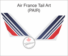 'Air France Tail Art' Premium Vinyl Decal / Sticker