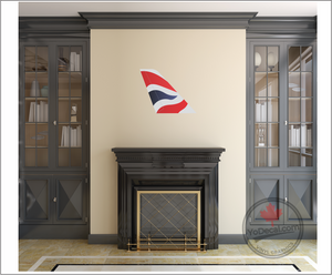 'British Airways Tail Art' Premium Vinyl Decal / Sticker