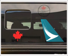 'Cathay Pacific Airways Tail Art' Premium Vinyl Decal / Sticker