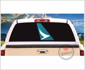 'Cathay Pacific Airways Tail Art' Premium Vinyl Decal / Sticker