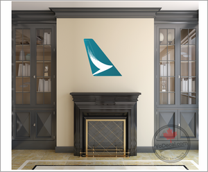 'Cathay Pacific Airways Tail Art' Premium Vinyl Decal / Sticker