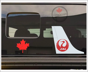 'Japan Airlines Tail Art' Premium Vinyl Decal / Sticker