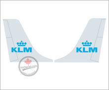 'KLM Royal Dutch Airlines Tail Art' Premium Vinyl Decal / Sticker