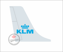 'KLM Royal Dutch Airlines Tail Art' Premium Vinyl Decal / Sticker