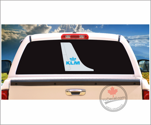 Klm Sticker 'KLM Royal Dutch Airlines Tail Art' Premium Vinyl Decal / Sticker ...