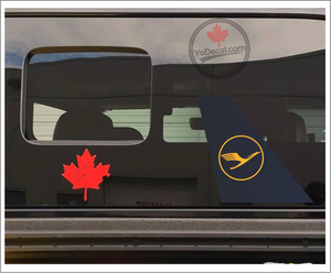 'Lufthansa Tail Art' Premium Vinyl Decal / Sticker