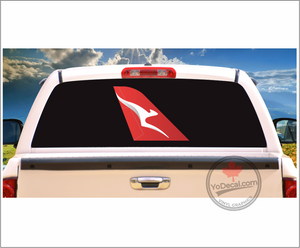 'Qantas Airways Tail Art' Premium Vinyl Decal / Sticker