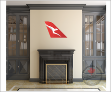 'Qantas Airways Tail Art' Premium Vinyl Decal / Sticker