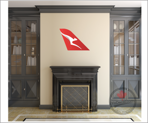 'Qantas Airways Tail Art' Premium Vinyl Decal / Sticker