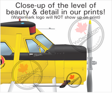 CUSTOM Aircraft Side Profile Art Print / Lithograph