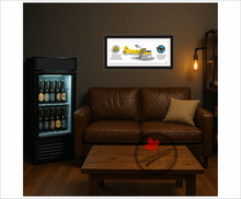 CUSTOM Aircraft Side Profile Art Print / Lithograph