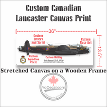 Custom RCAF Lancaster Bomber Print