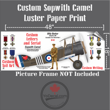 Custom Sopwith Camel Print