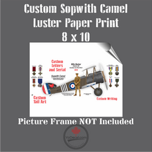 Custom Sopwith Camel Print