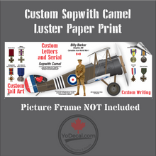 Custom Sopwith Camel Print