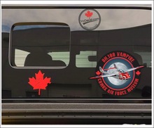 DH.100 Vampire Frontal Comox Air Force Museum Vinyl Decal Sticker