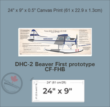 DHC-2 Beaver First Prototype CF-FHB Canvas Print