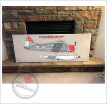 DHC-2 Diesel Beaver Sealand Aviation RED AO3 Canvas Print