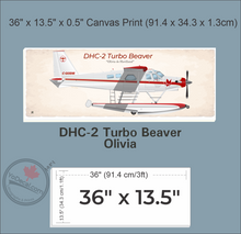 DHC-2 Turbo Beaver "Olivia" Canvas Print