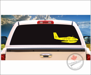 'DHC CC-138 Twin Otter on Floats Side Profile (PAIR)' - Premium Vinyl Decal Sticker