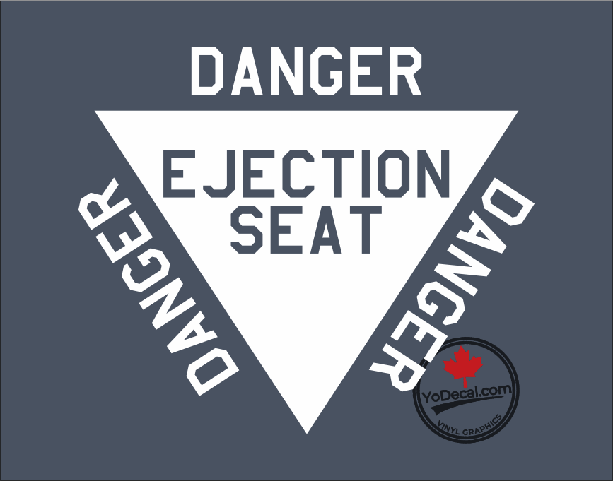 Ejection Triangle Patch Ejector Seat Logo