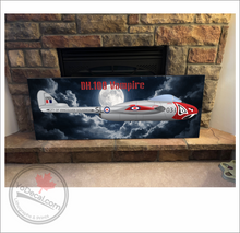 DH.100 Vampire City of Vancouver Sqn Markings Canvas Print