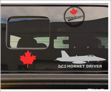 'DCS Hornet Driver' Premium Vinyl Decal