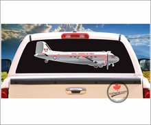 'Douglas CC-129 DC-3 C-47 Dakota Vintage RCAF Side Profile' Premium Vinyl Decal / Sticker