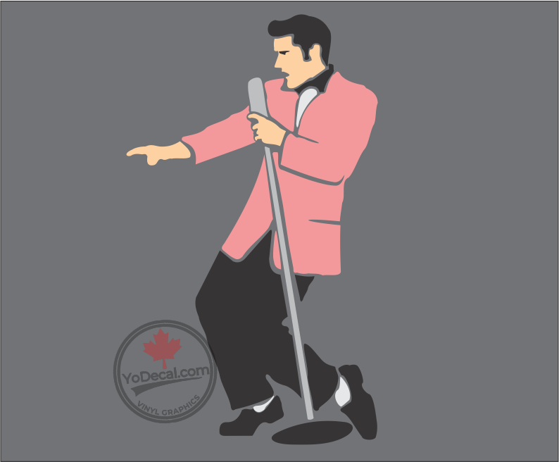 'Elvis' Premium Vinyl Decal / Sticker – YoDecal.com