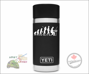 Evolution of Man - Communications & Signals Vinyl Decal / Sticker