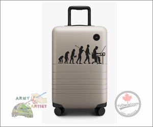 Evolution of Man - Communications & Signals Vinyl Decal / Sticker