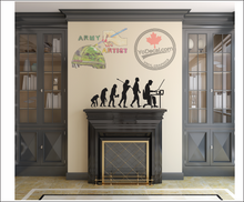Evolution of Man - Communications & Signals Vinyl Decal / Sticker