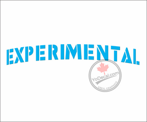 'Experimental (Curved)' Premium Vinyl Decal