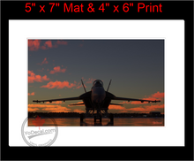 'F-18 Morning Glory (Mounted ARTISTIC PRINT)' Premium Wall Art