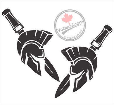 VFA-147 Argonauts Helmet and Sword Premium Vinyl Decal Sticker