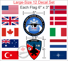 'F-35 Lightning II Countries Pack' Premium Vinyl Decals Stickers