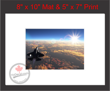 'F-35 Sun Bound (Mounted ARTISTIC PRINT)' Premium Wall Art